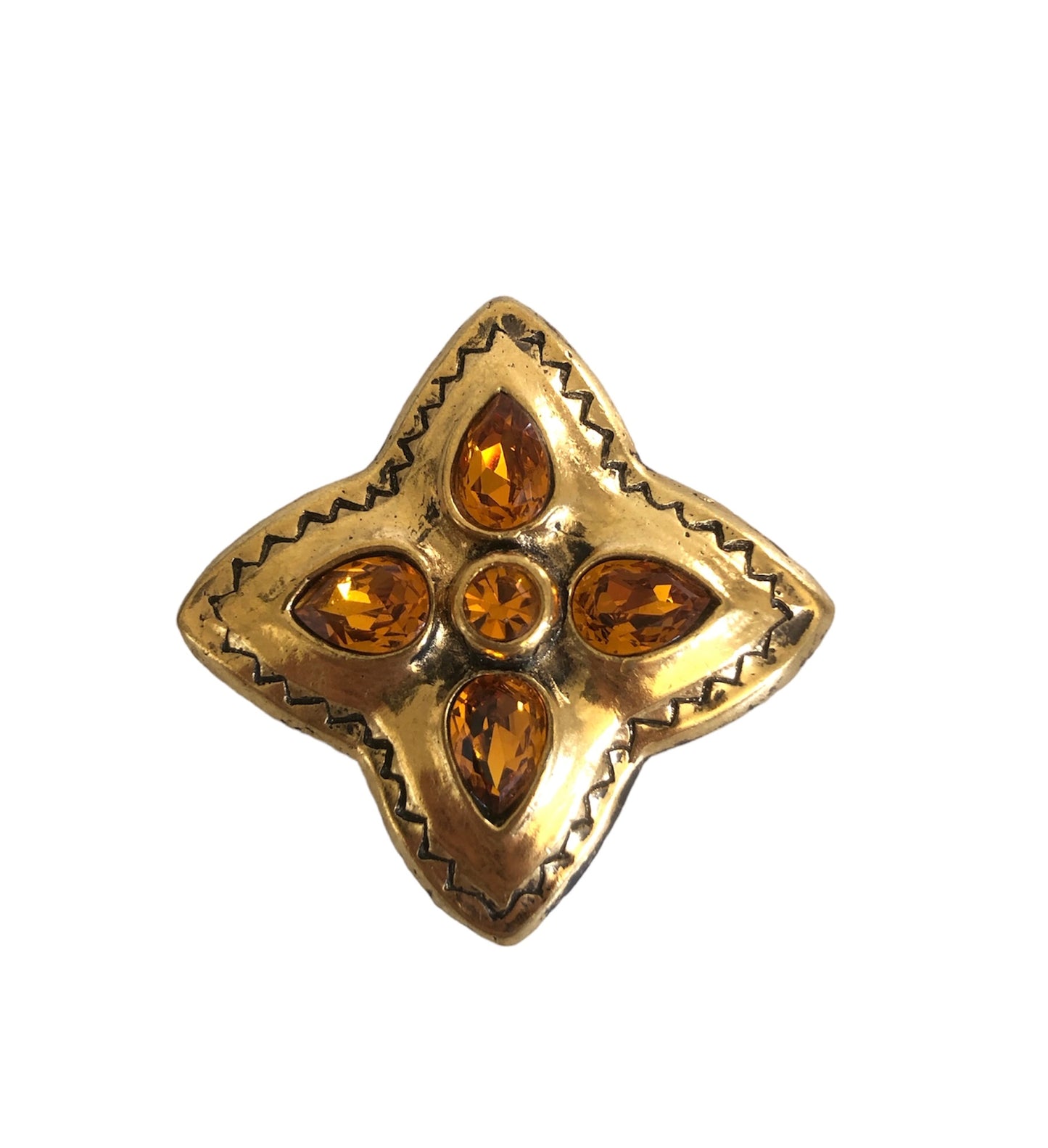Brooch signed "Factory"