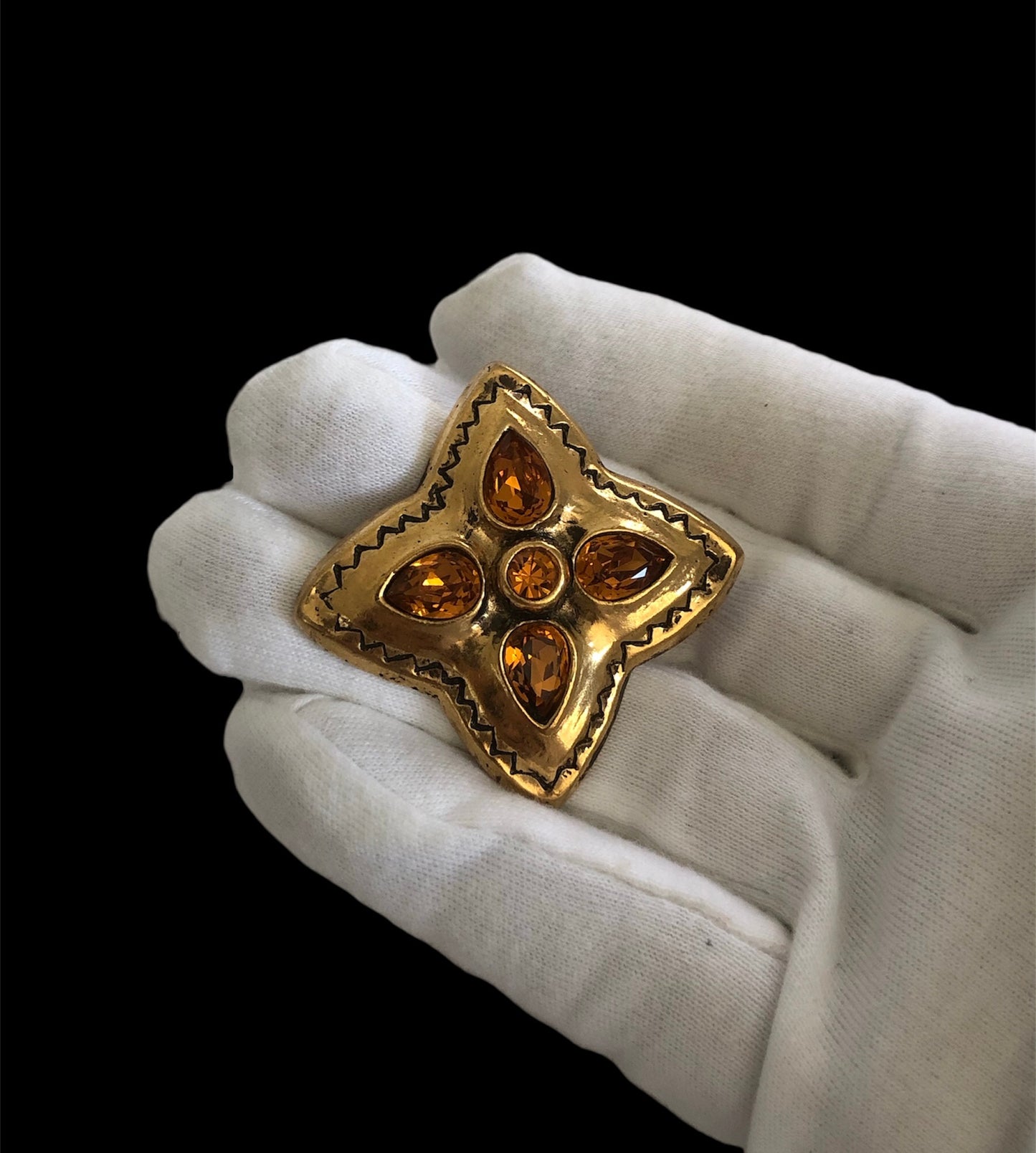 Brooch signed "Factory"