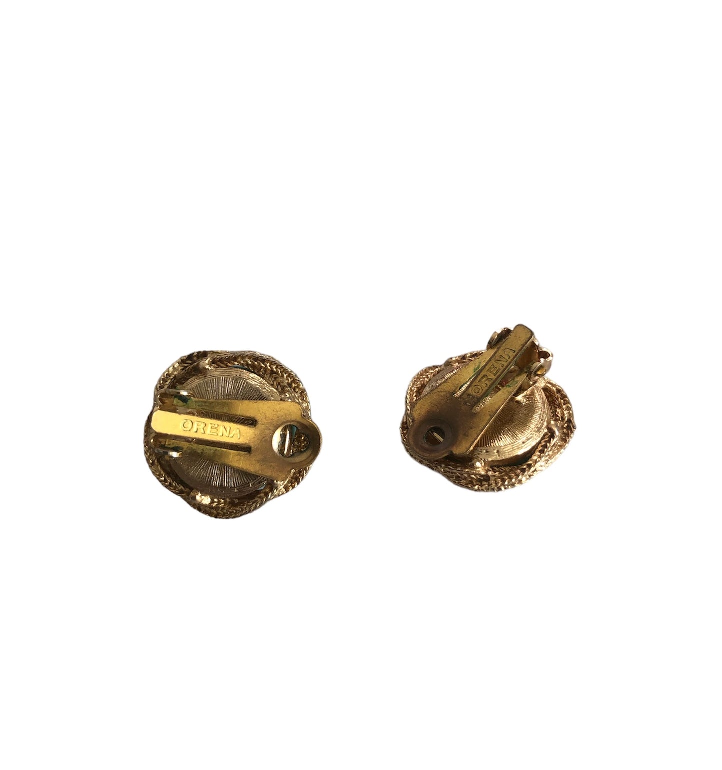 Clip earrings signed "Orena Paris"