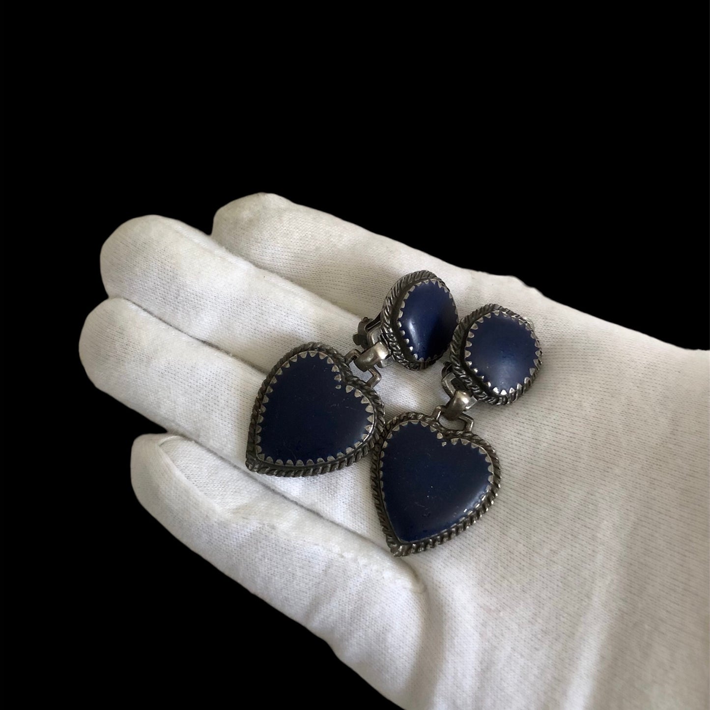 Clip earrings signed "Scooter"