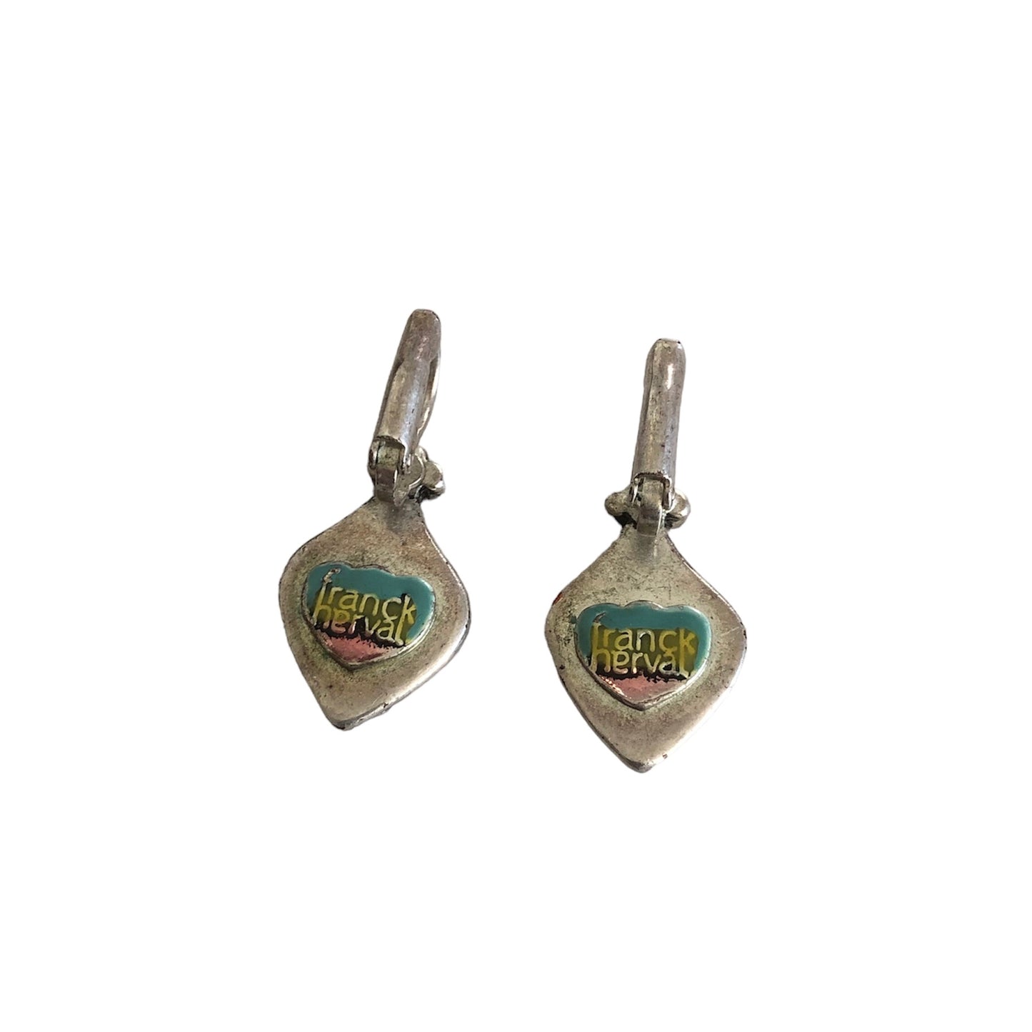 Earrings signed by "Franck Herval"
