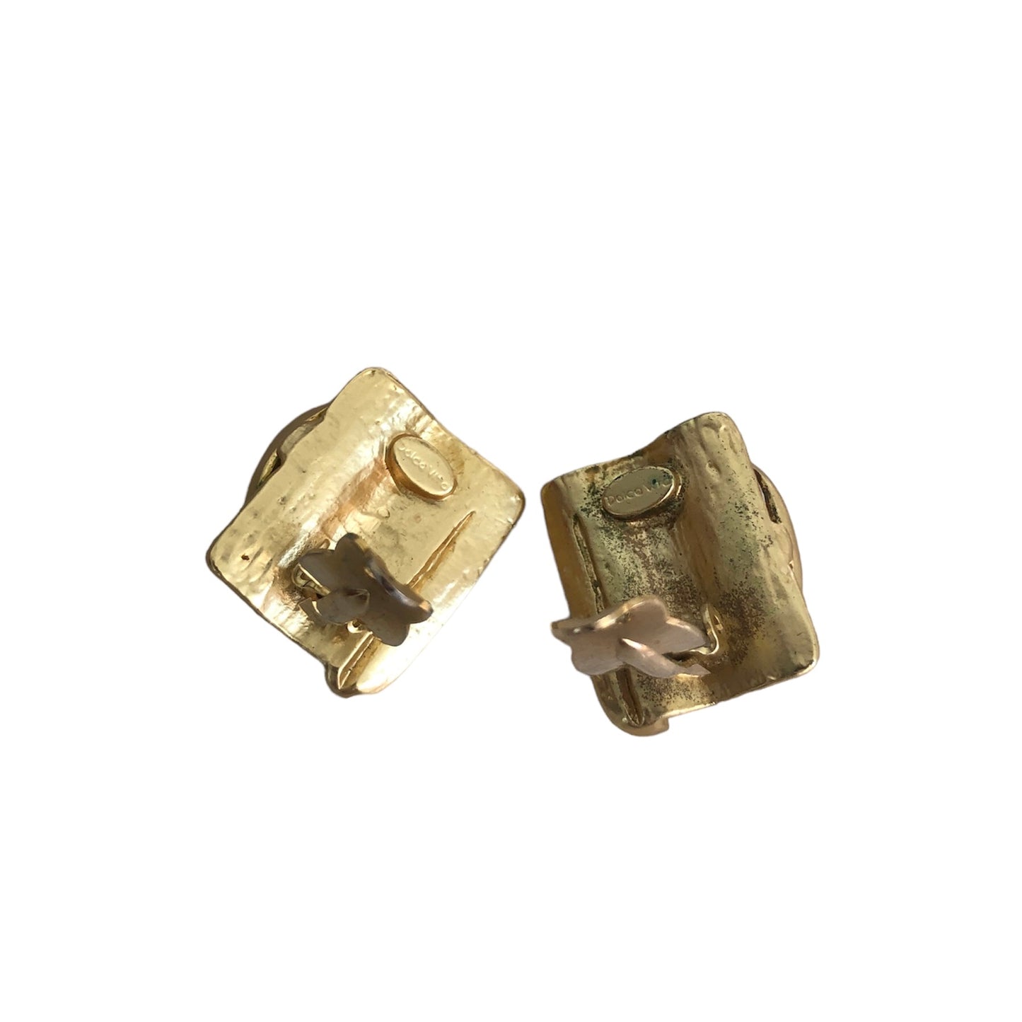 Clip earrings signed "Dolce Vita"