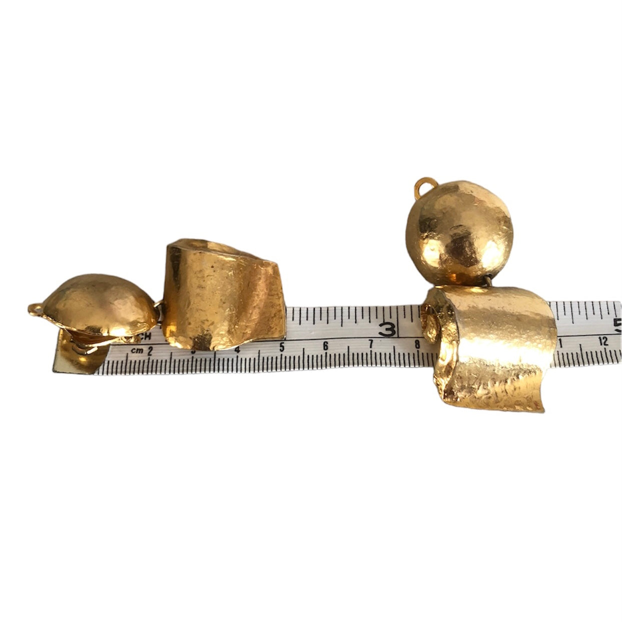 Clip earrings signed "Delphine Nardin"