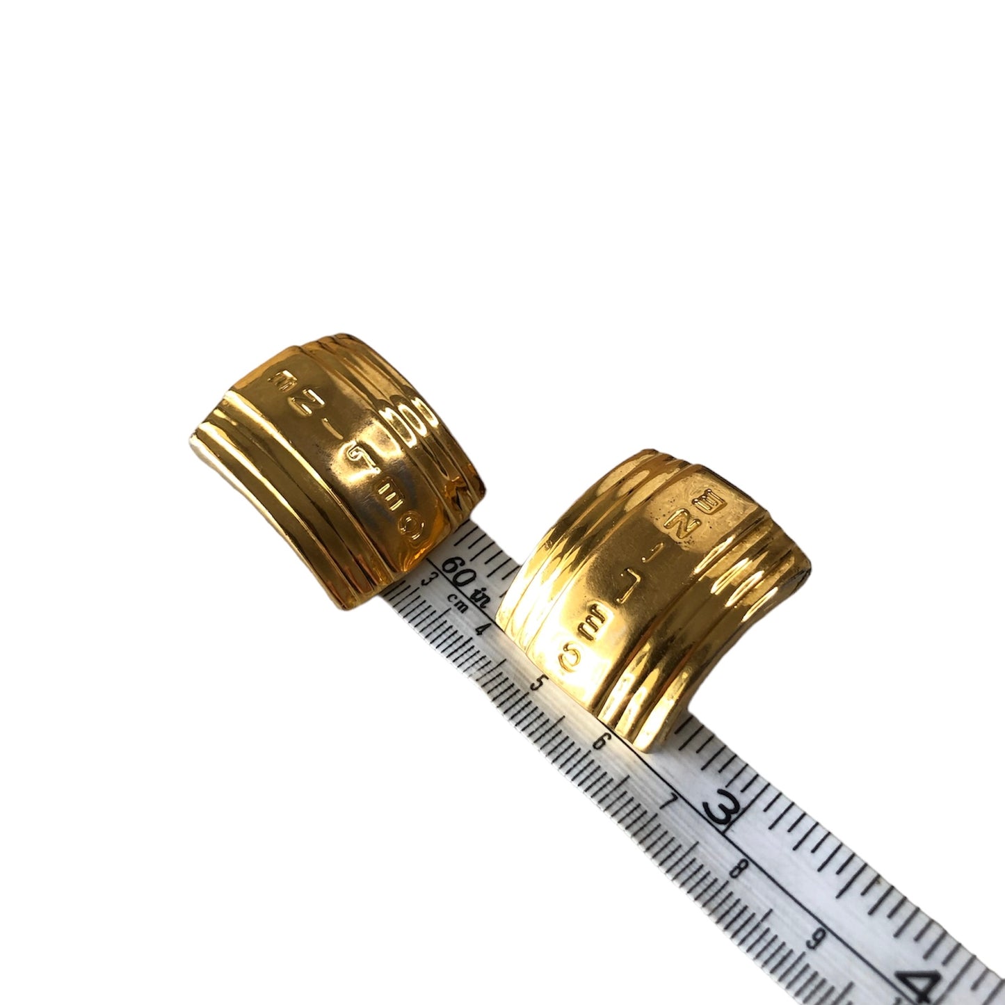 Clip earrings signed "Celine Paris"