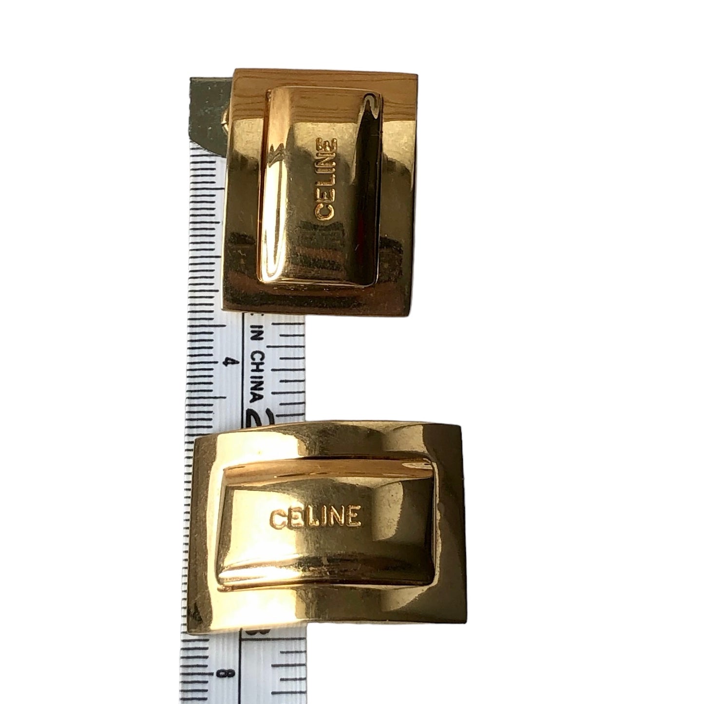 Clip earrings signed "Celine Paris"