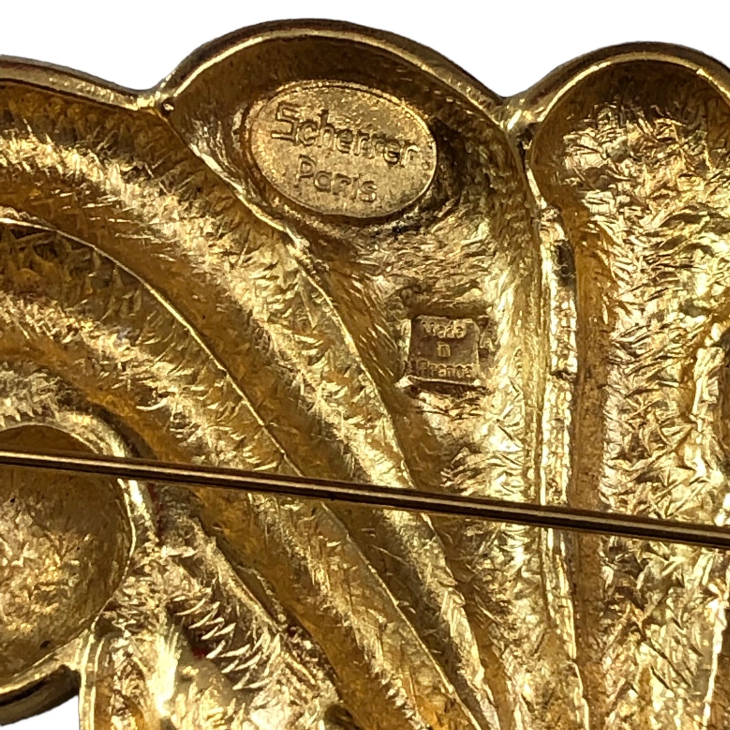 Brooch signed "Scherrer Paris"