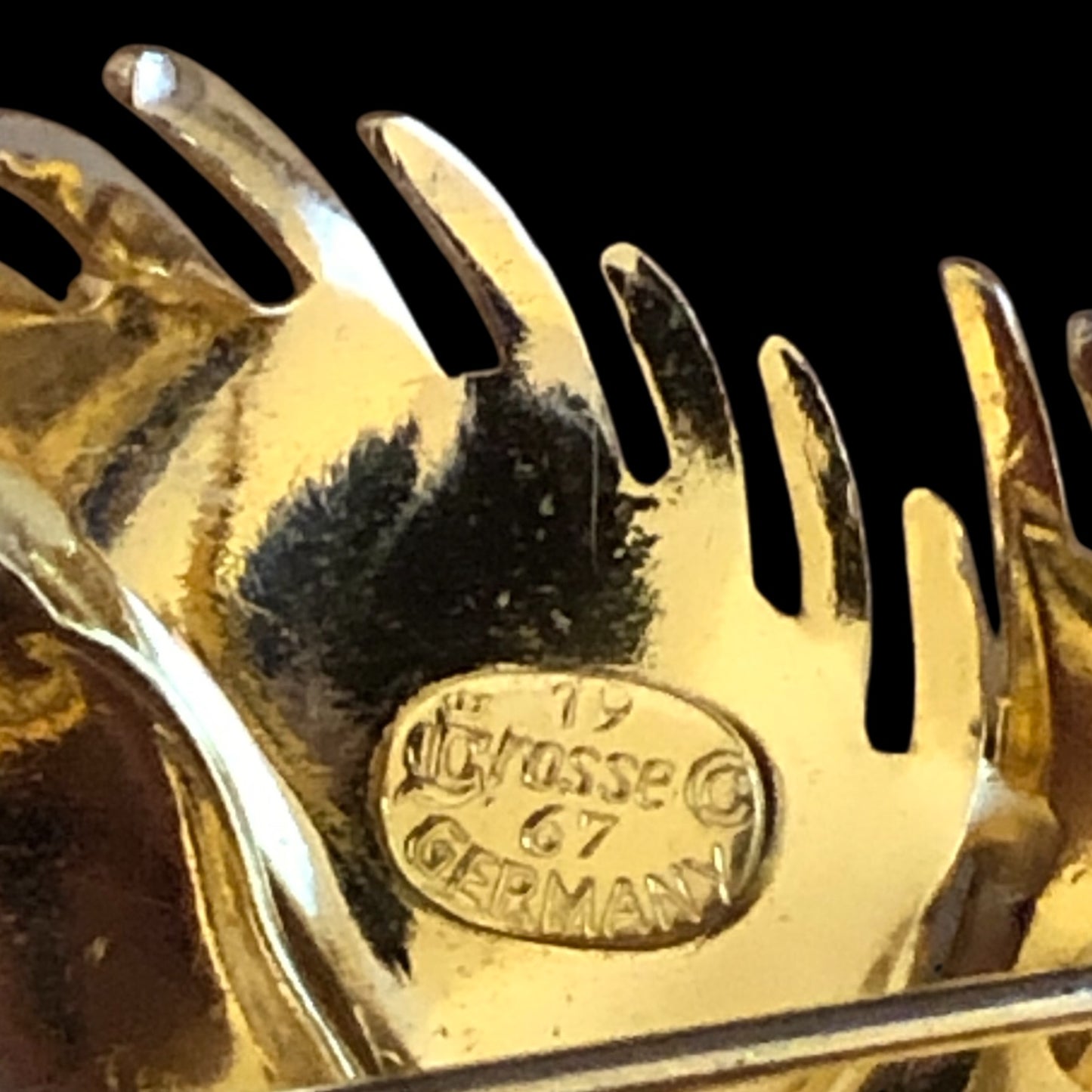 Brooch signed “Grossé” for Dior