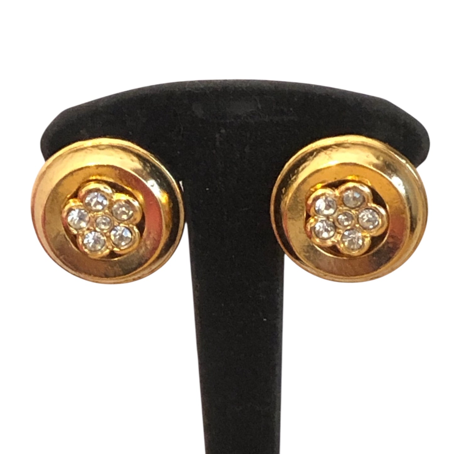 Clip earrings signed “Kenzo”