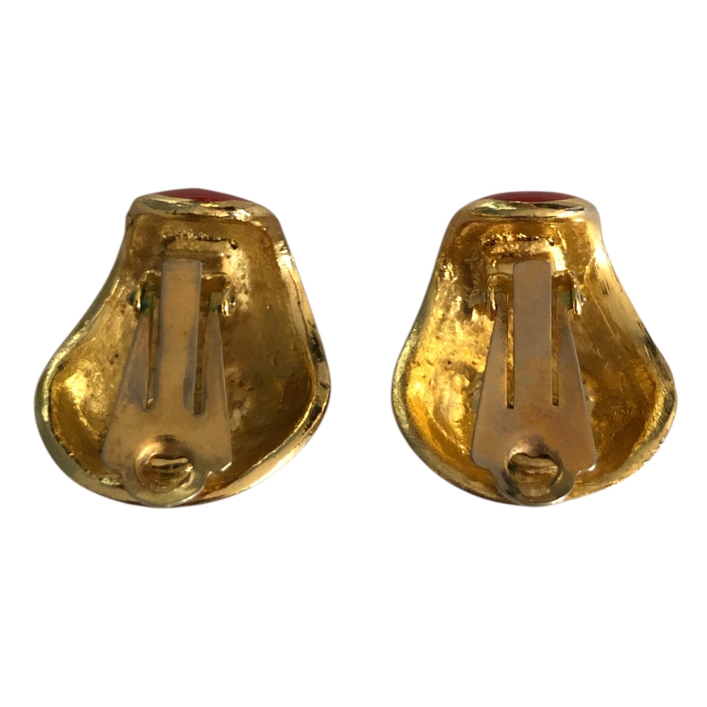 Clip earrings signed “Balenciaga”