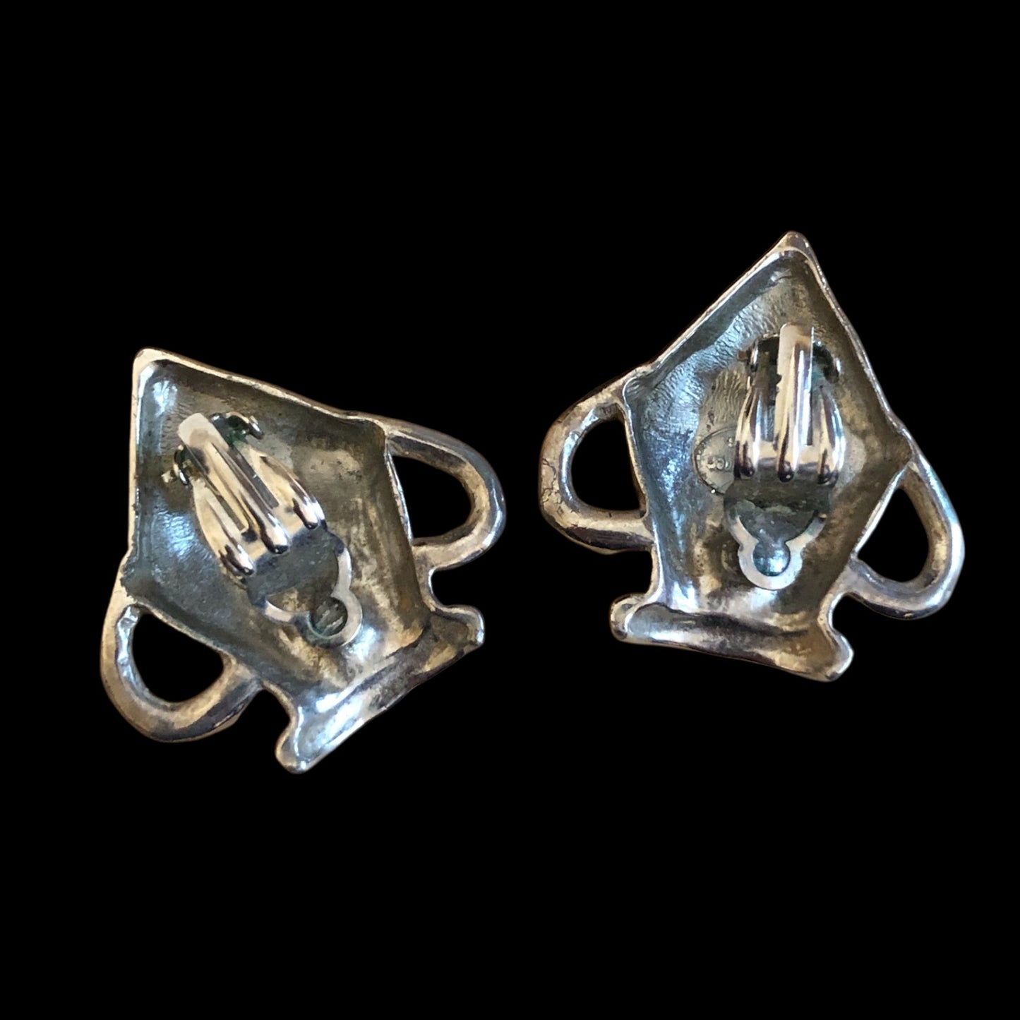 Clip earrings signed “Scherrer Paris”