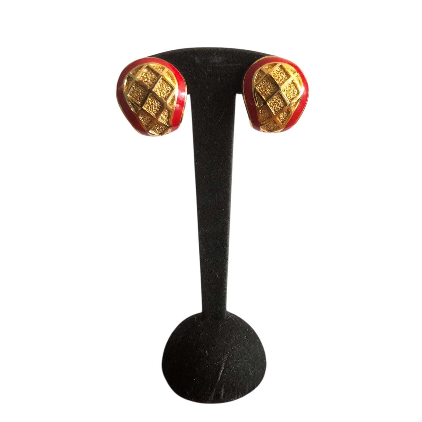 Clip earrings signed “Balenciaga”