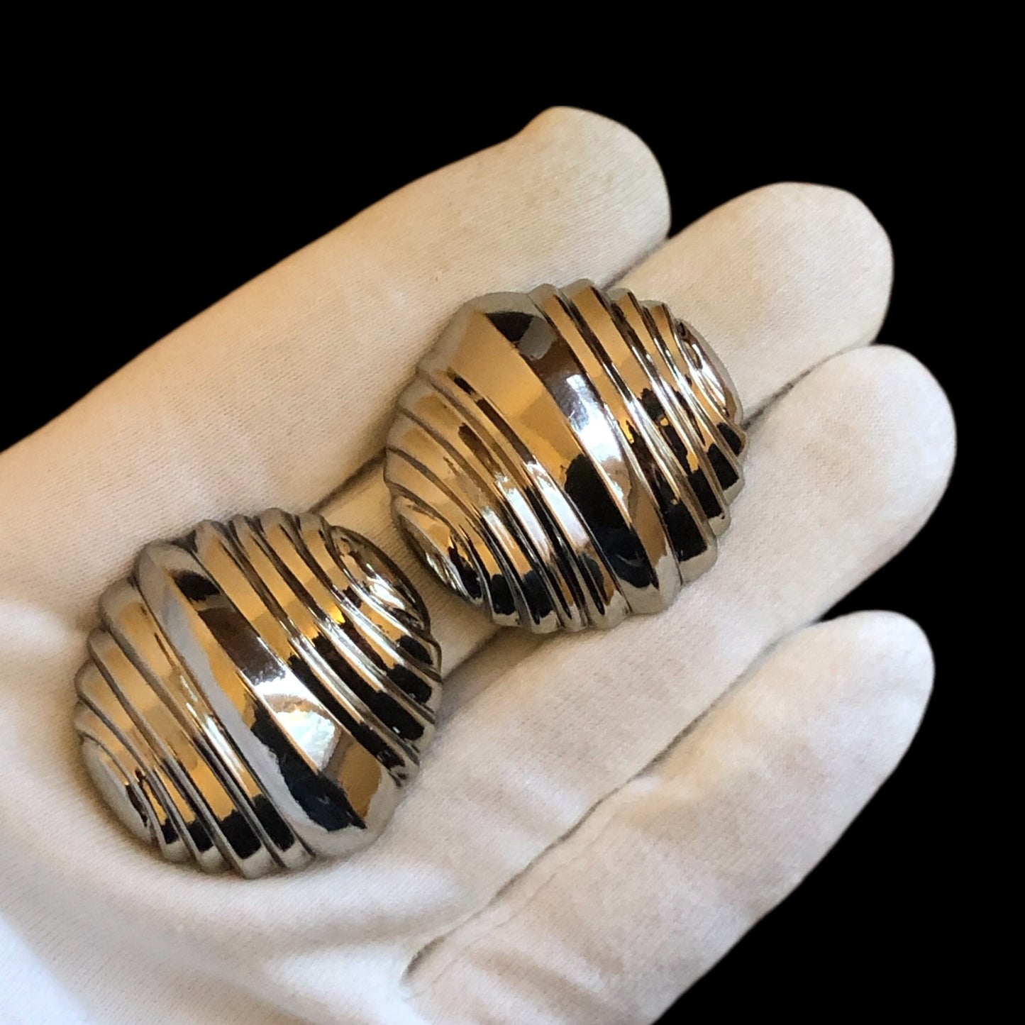 Clip earrings signed “Scherrer Paris”