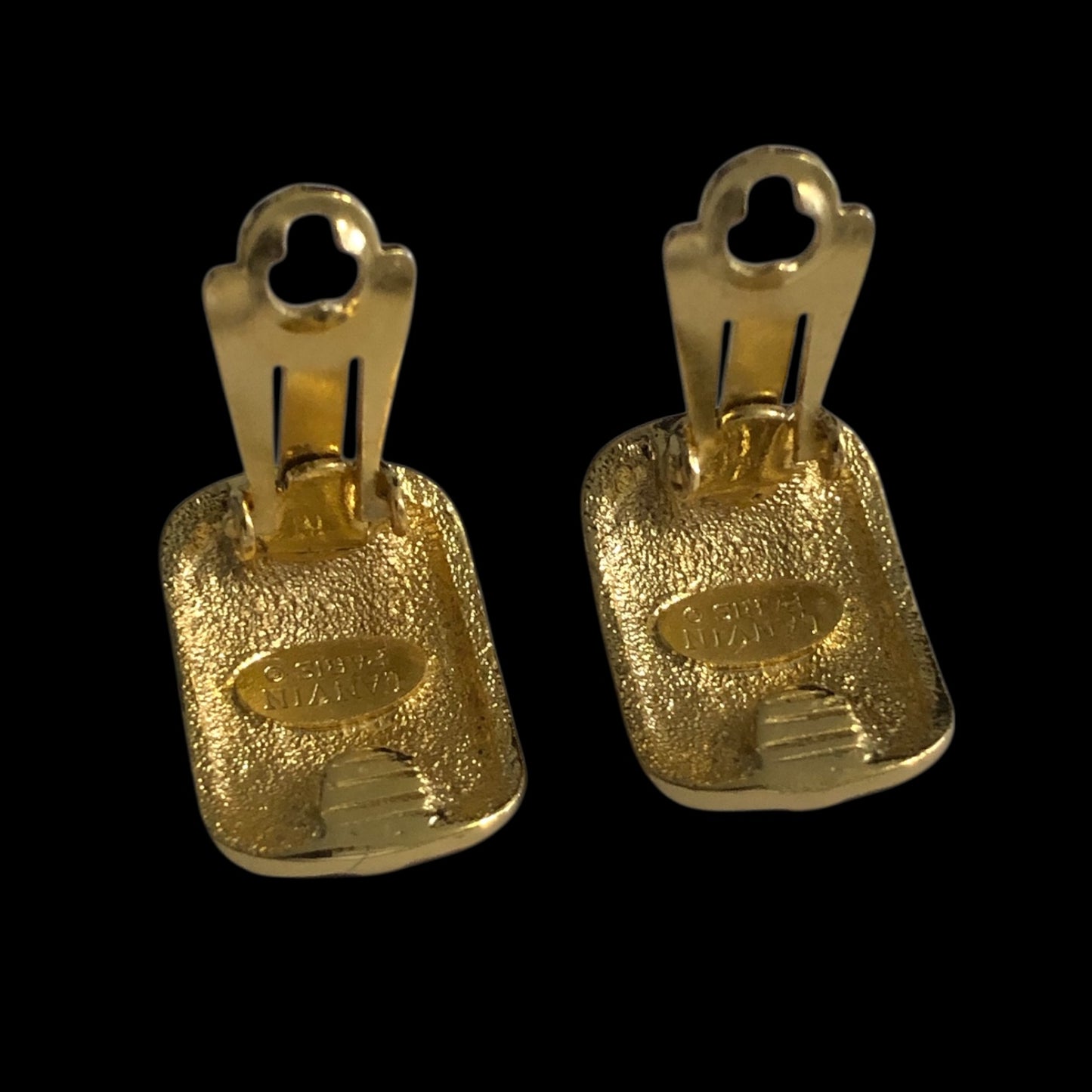 Clip earrings signed “Lanvin Paris”