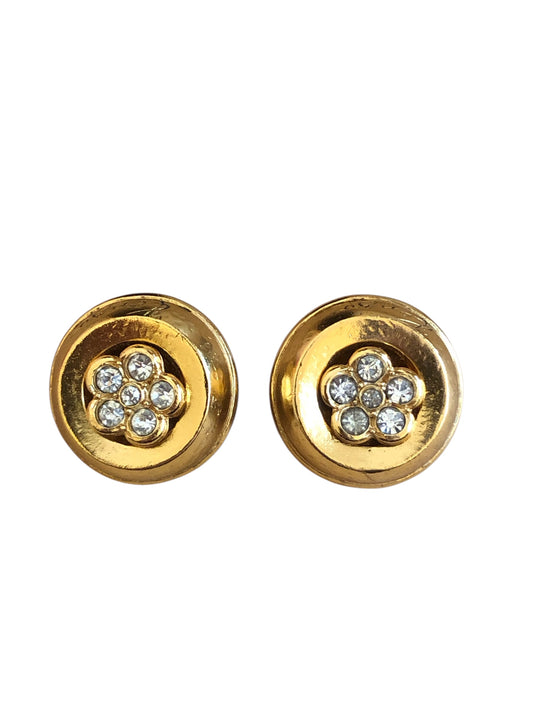 Clip earrings signed “Kenzo”