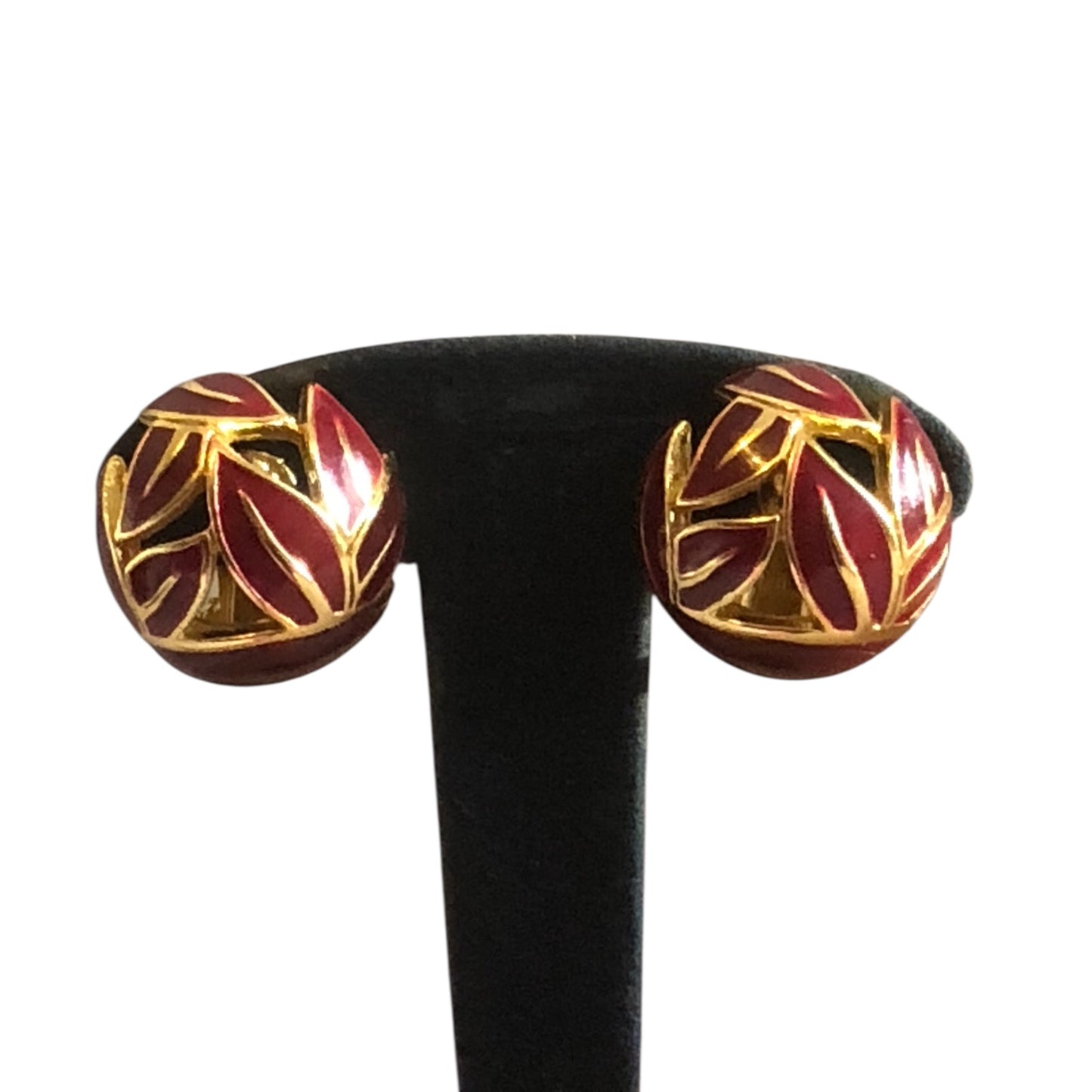 Clip earrings signed “Balenciaga”