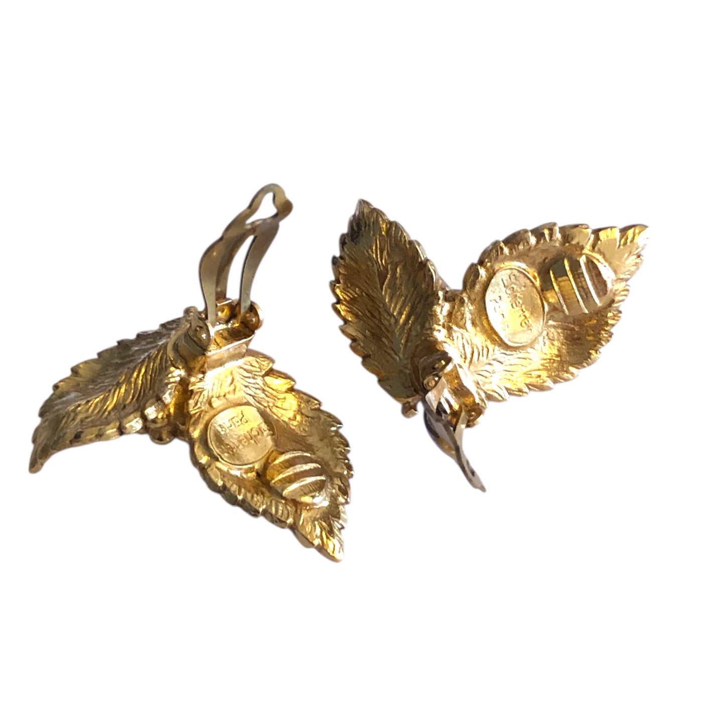 Clip earrings signed “Scherrer”