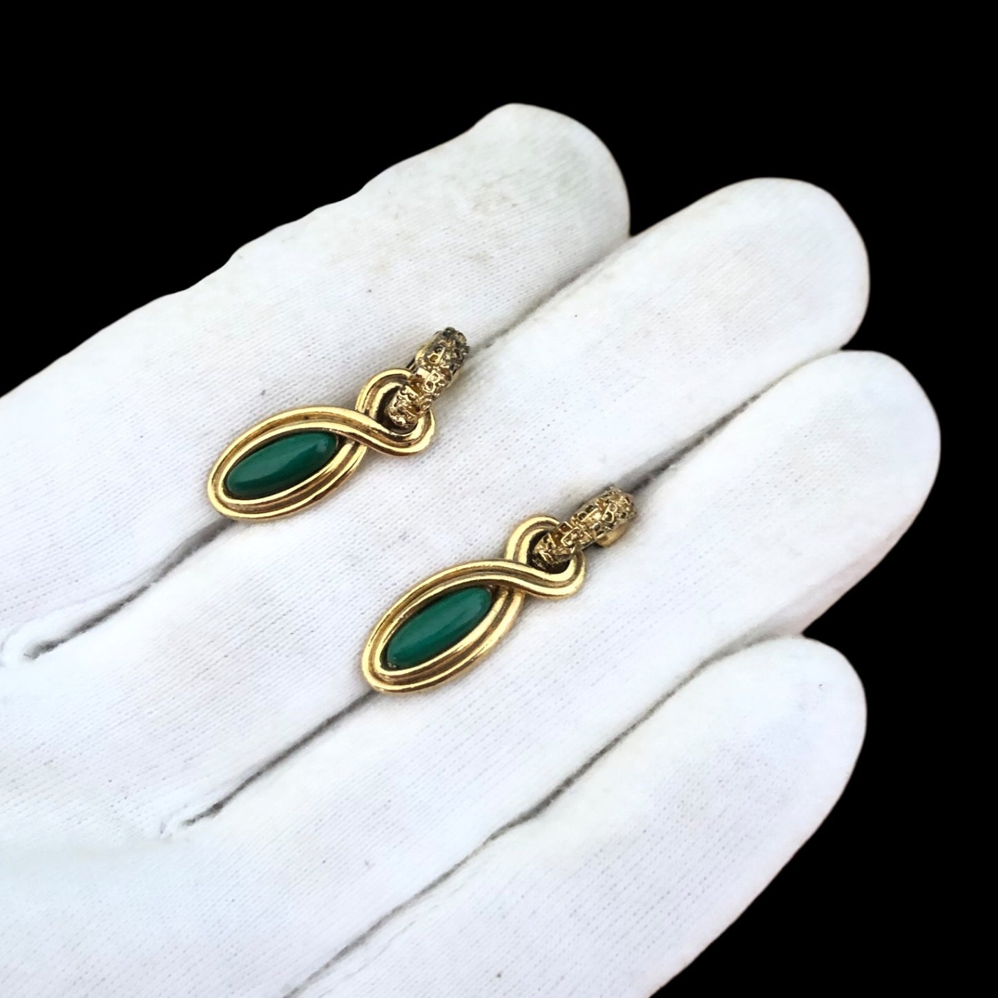 Clip earrings signed “Balenciaga”