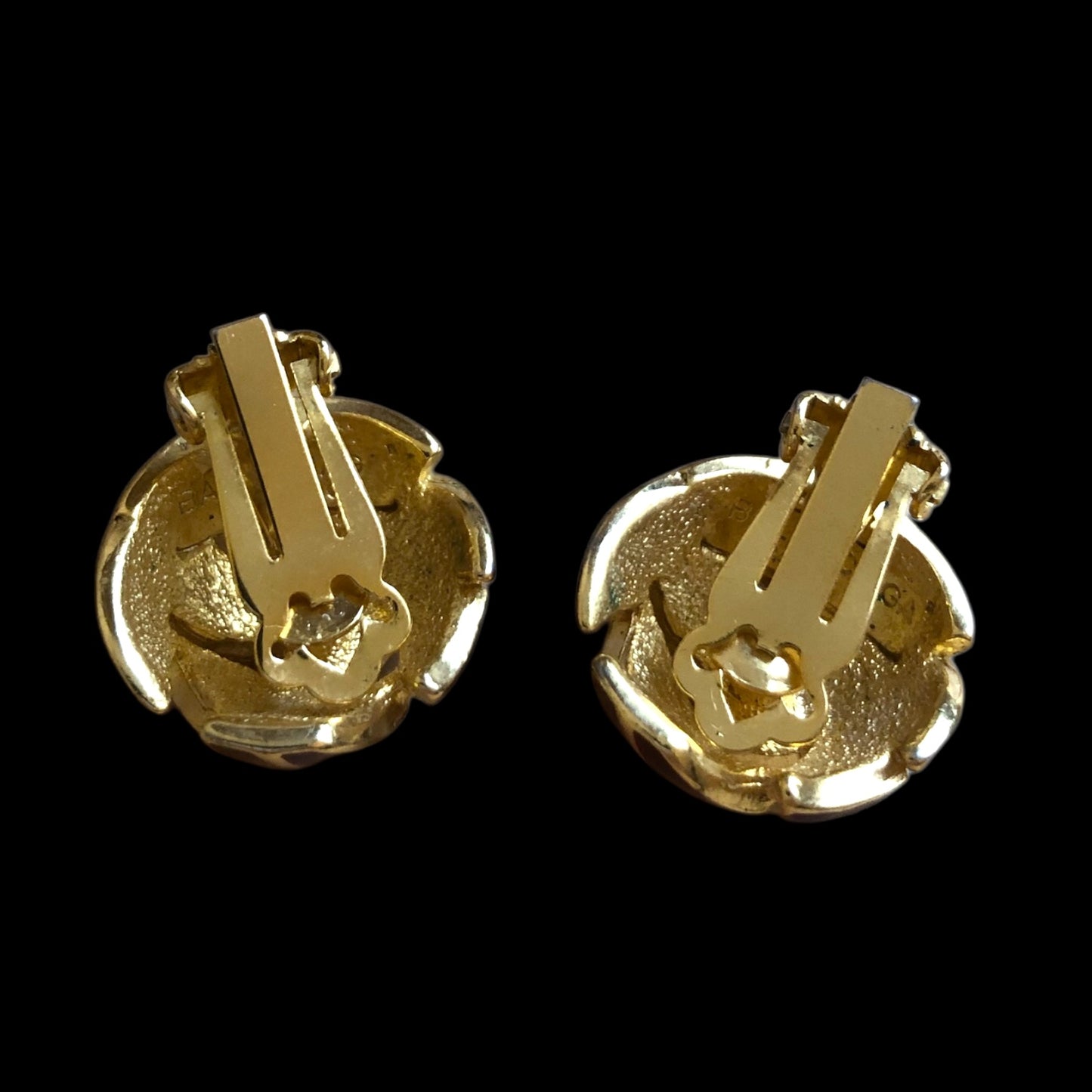 Clip earrings signed “Balenciaga”