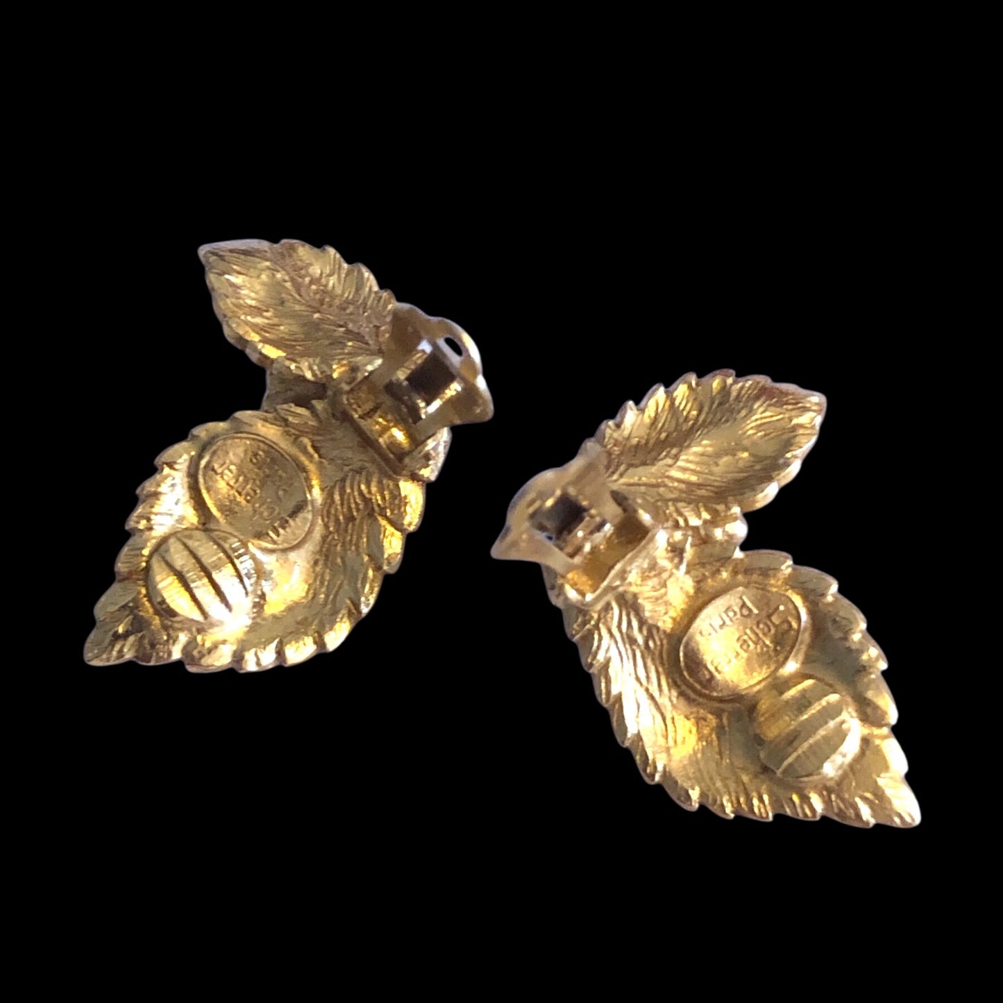 Clip earrings signed “Scherrer”