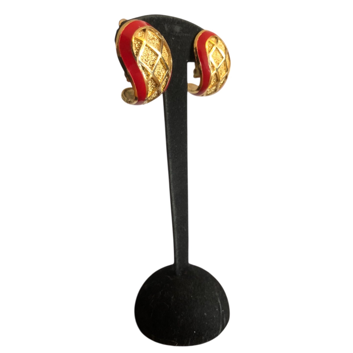 Clip earrings signed “Balenciaga”