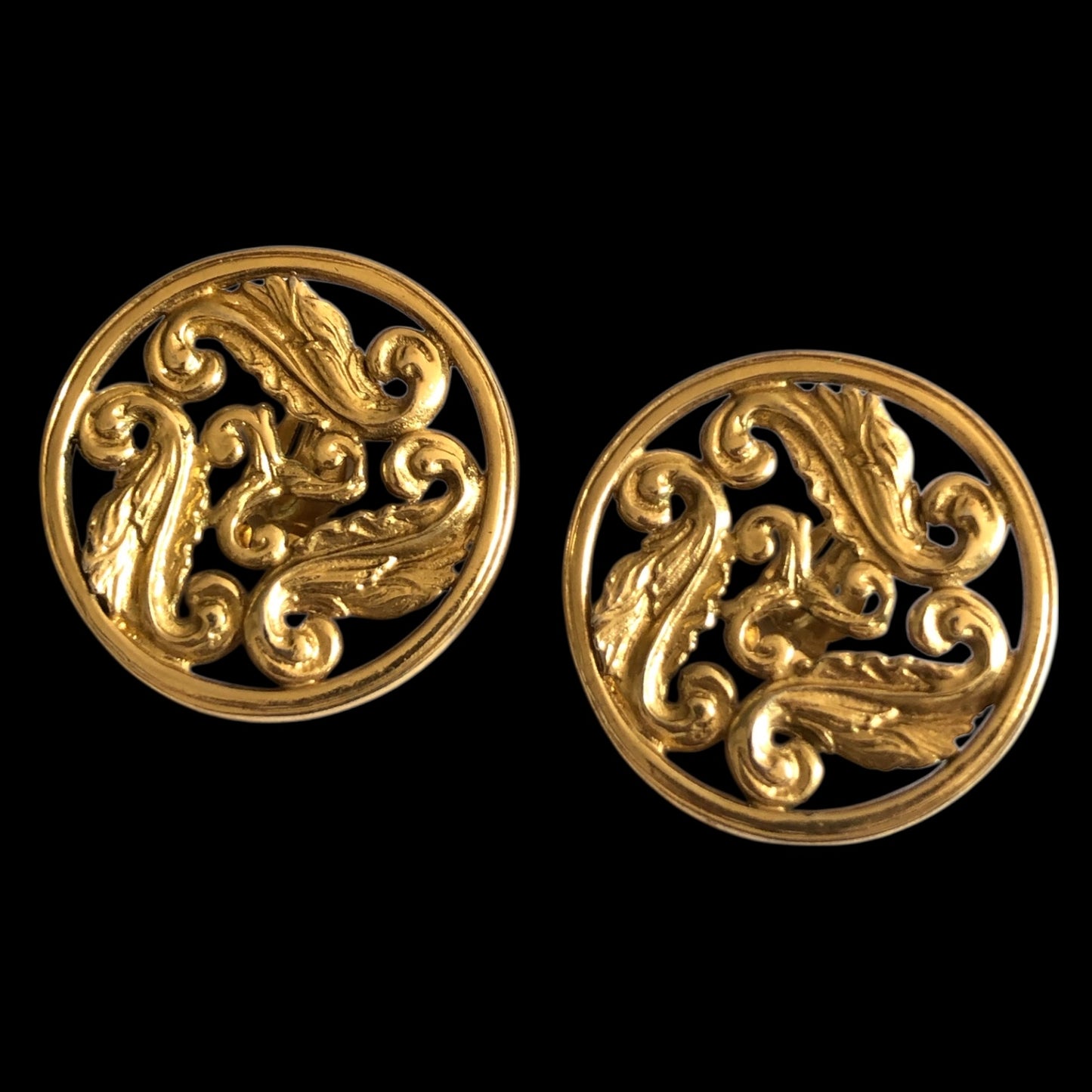 Clip earrings signed “Yves Saint Laurent”