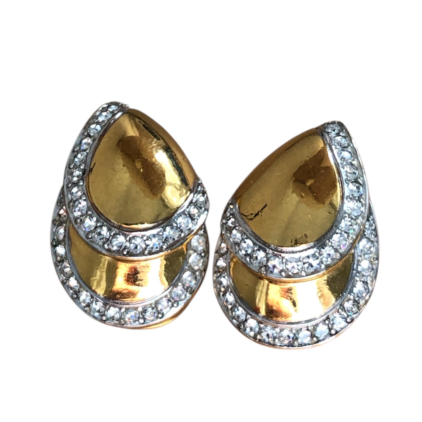 Clip earrings signed “Lanvin”