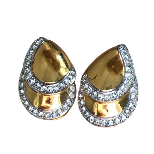 Clip earrings signed “Lanvin”
