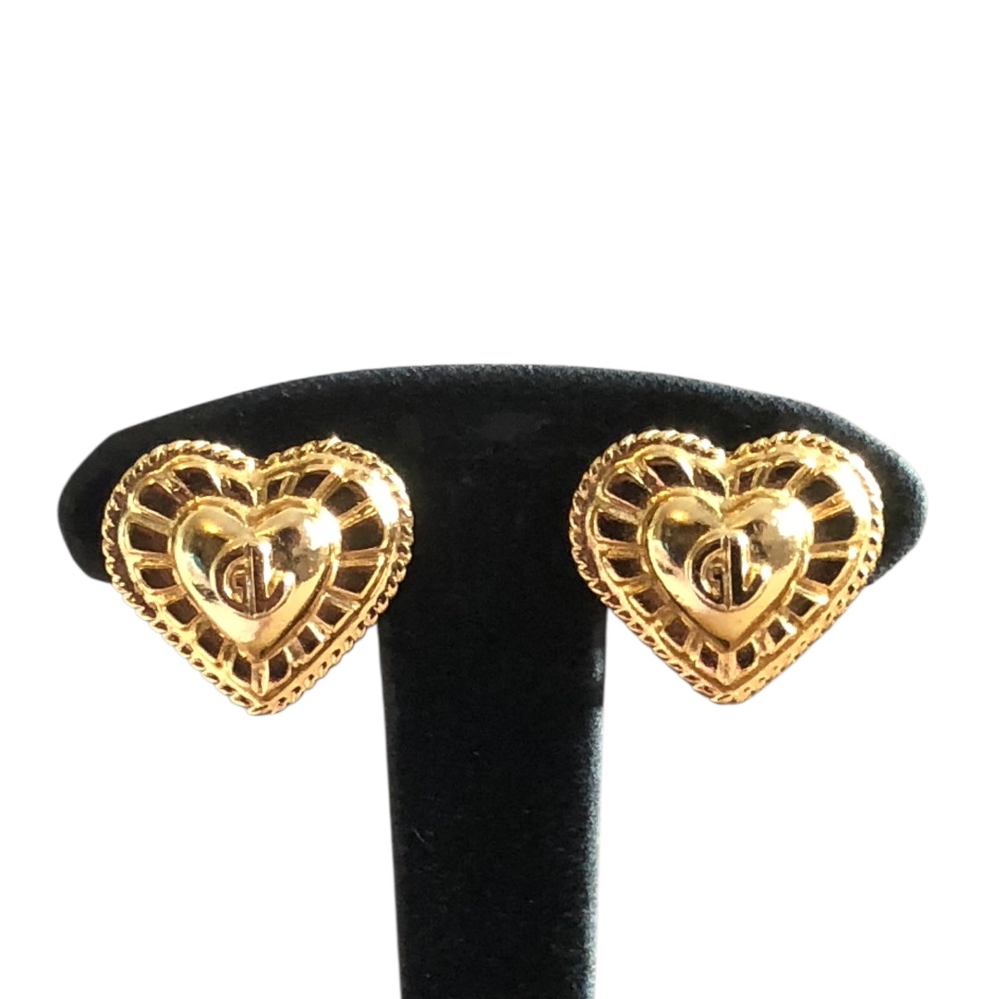 Clip earrings signed “Guy Laroche”