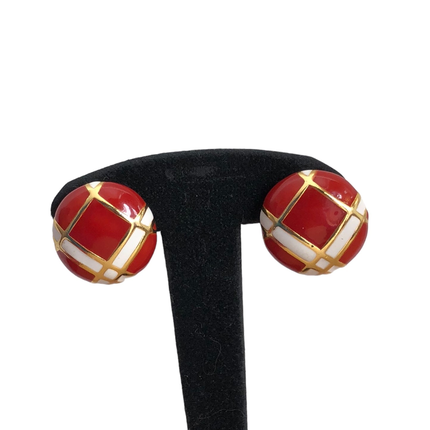 Clip earrings signed "Orena"