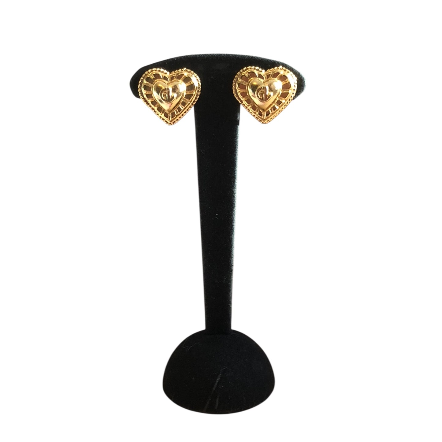 Clip earrings signed “Guy Laroche”