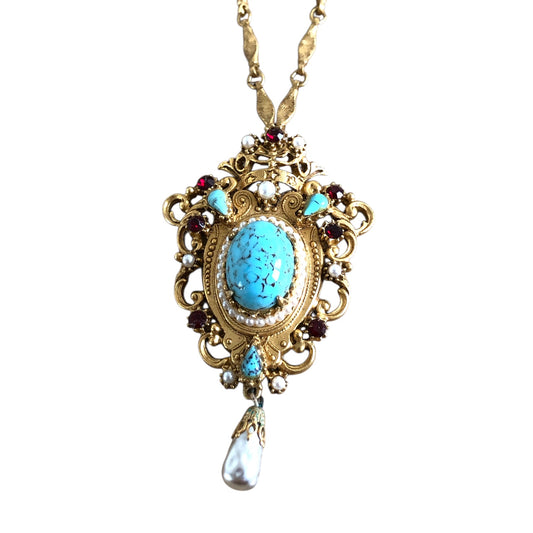 Necklace signed “Florenza”