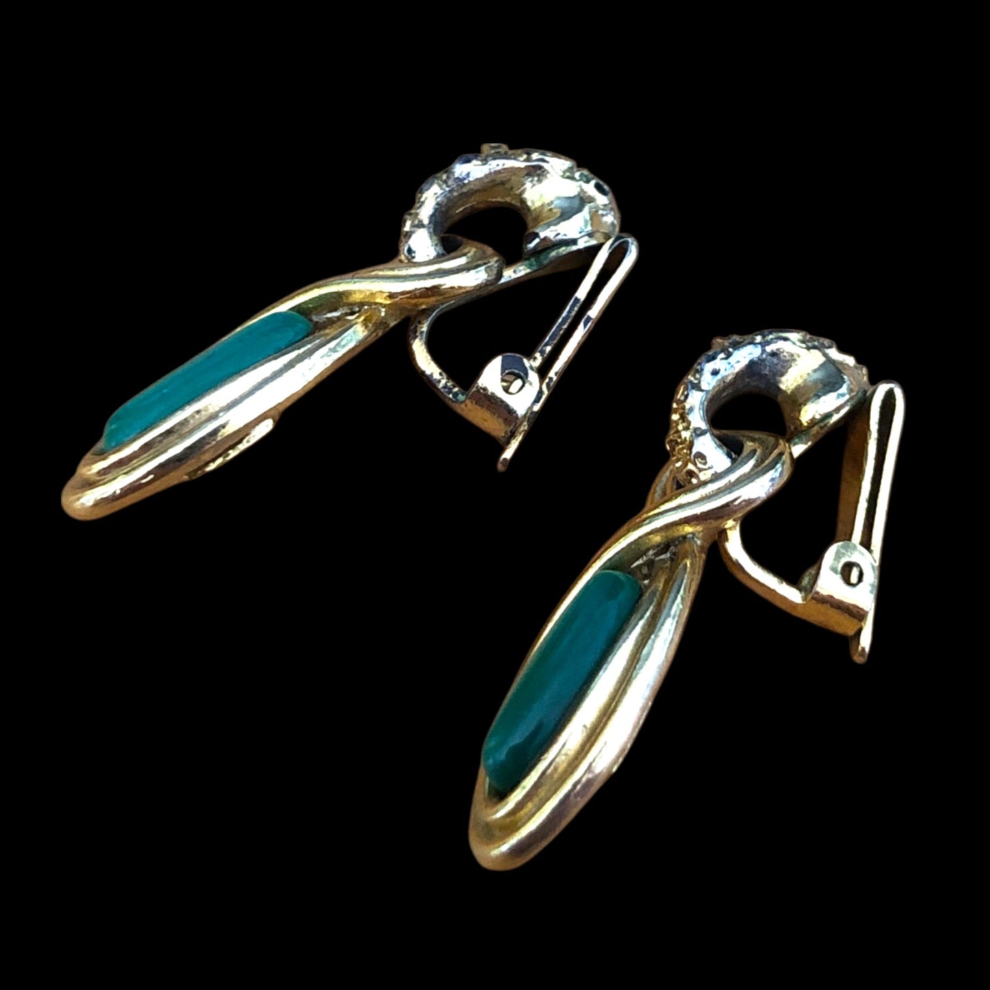 Clip earrings signed “Balenciaga”