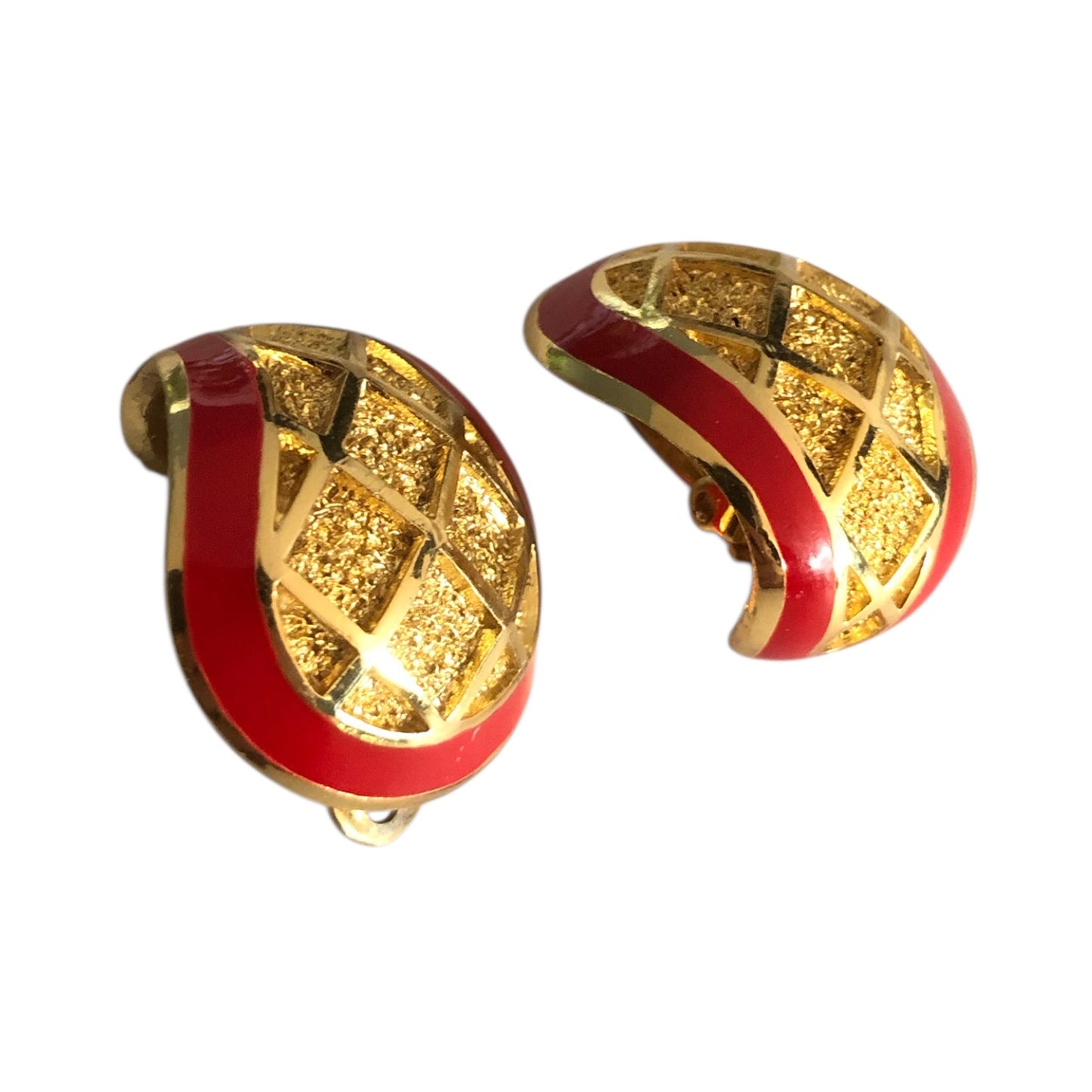 Clip earrings signed “Balenciaga”