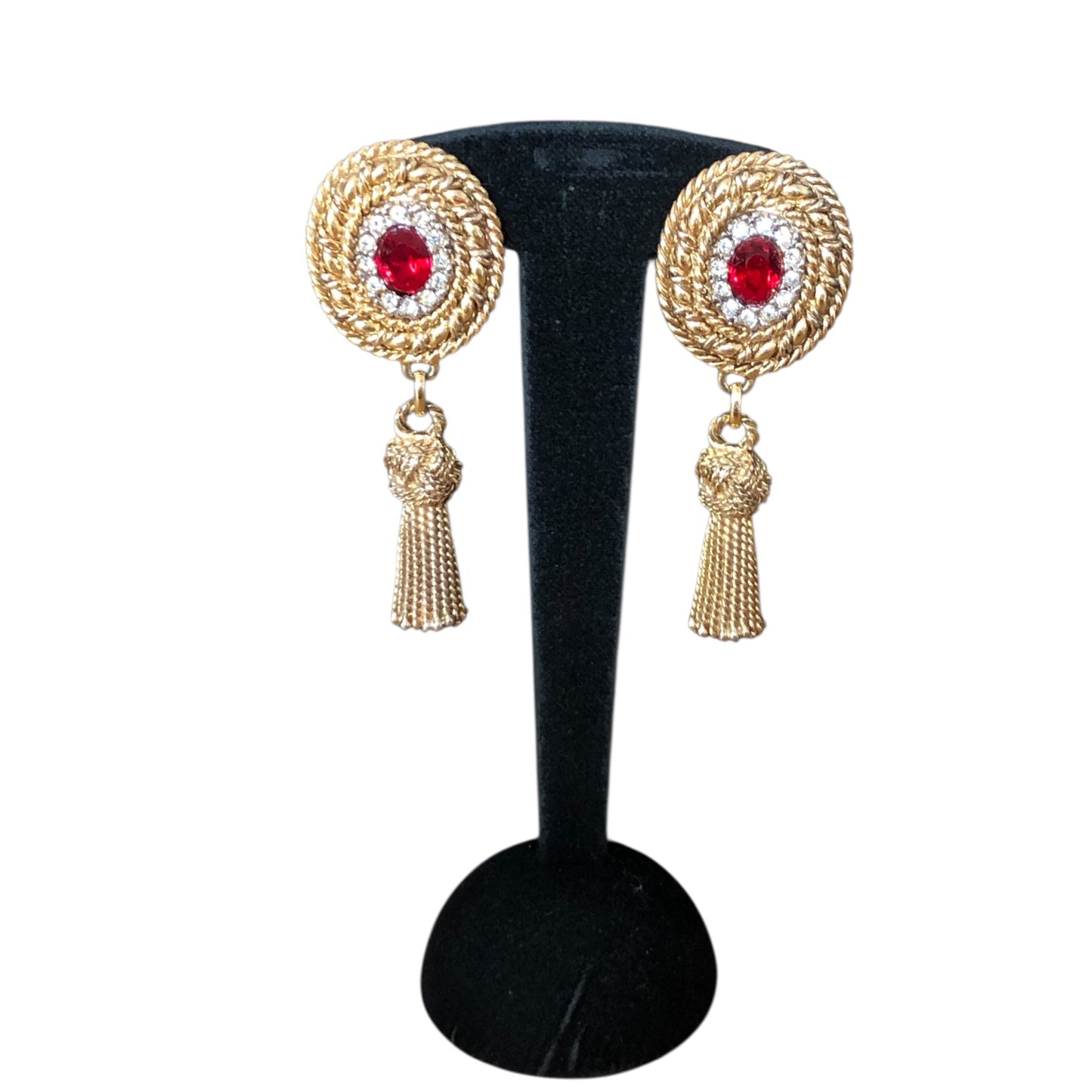 Clip earrings signed “David Grau”