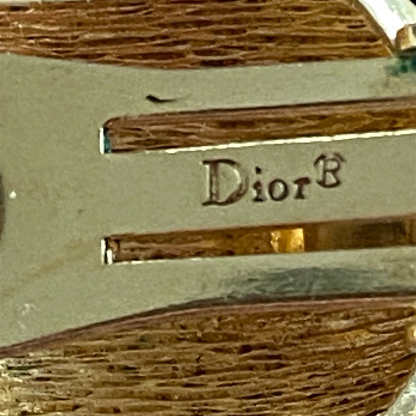Clip earrings signed “Dior”