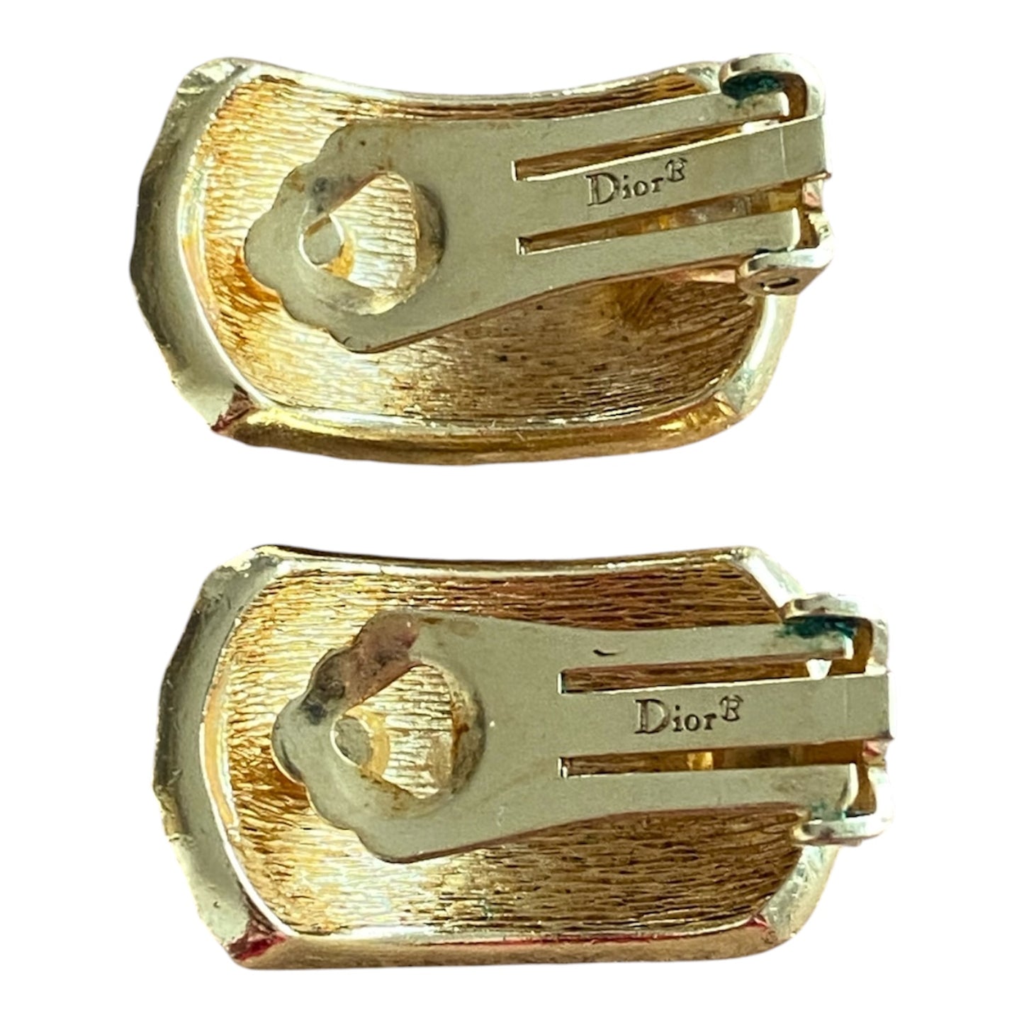 Clip earrings signed “Dior”
