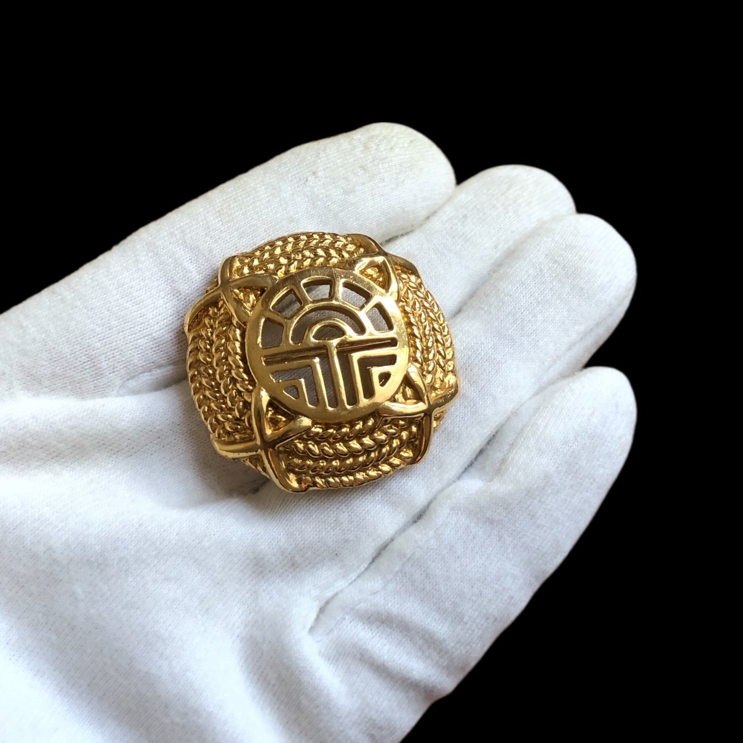 Brooch signed “Louis Feraud”