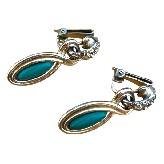 Clip earrings signed “Balenciaga”