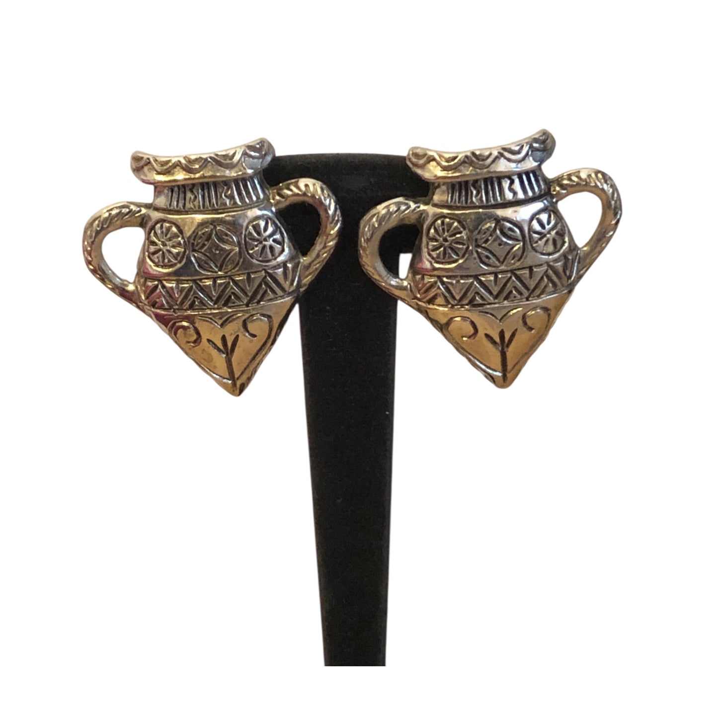 Clip earrings signed “Scherrer Paris”