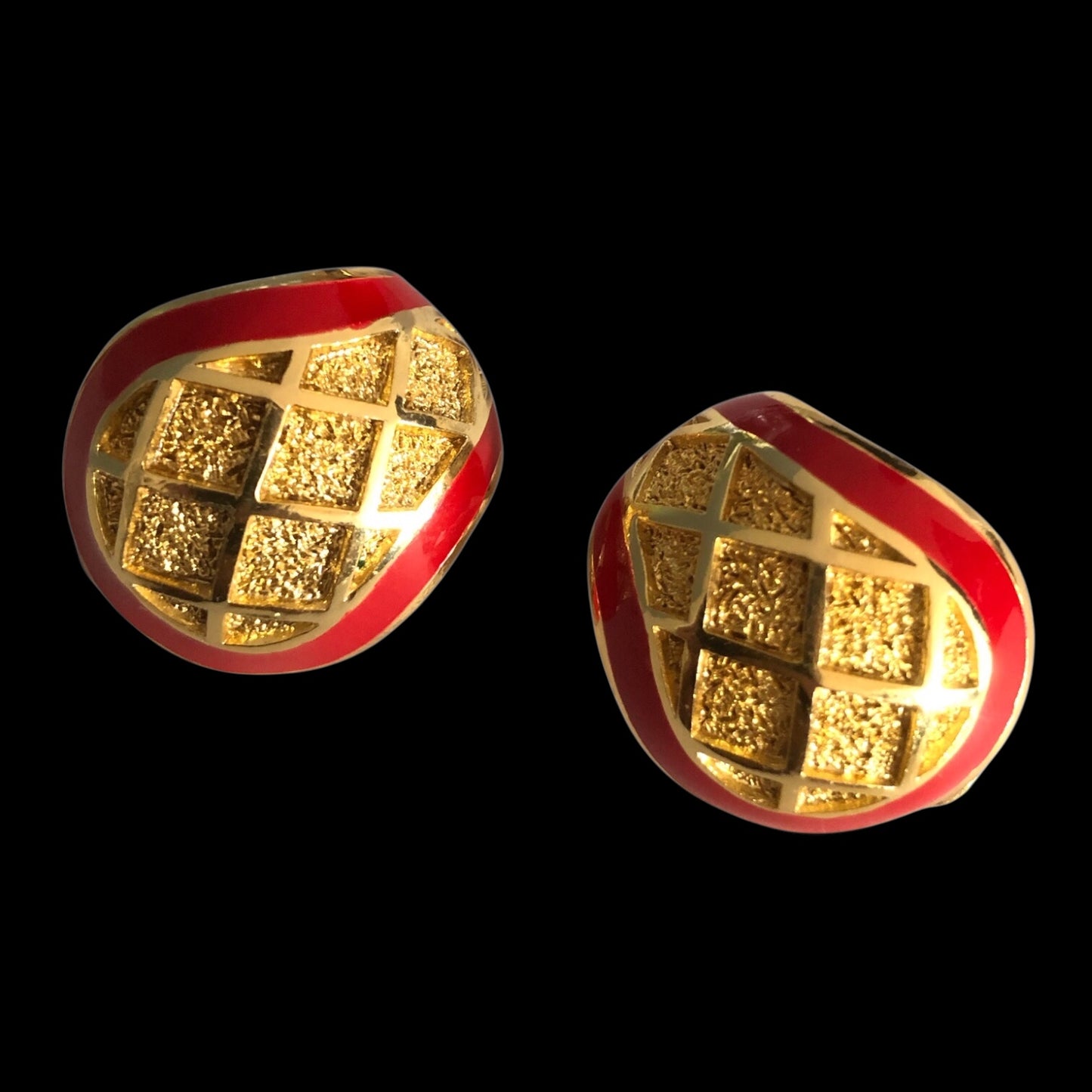 Clip earrings signed “Balenciaga”