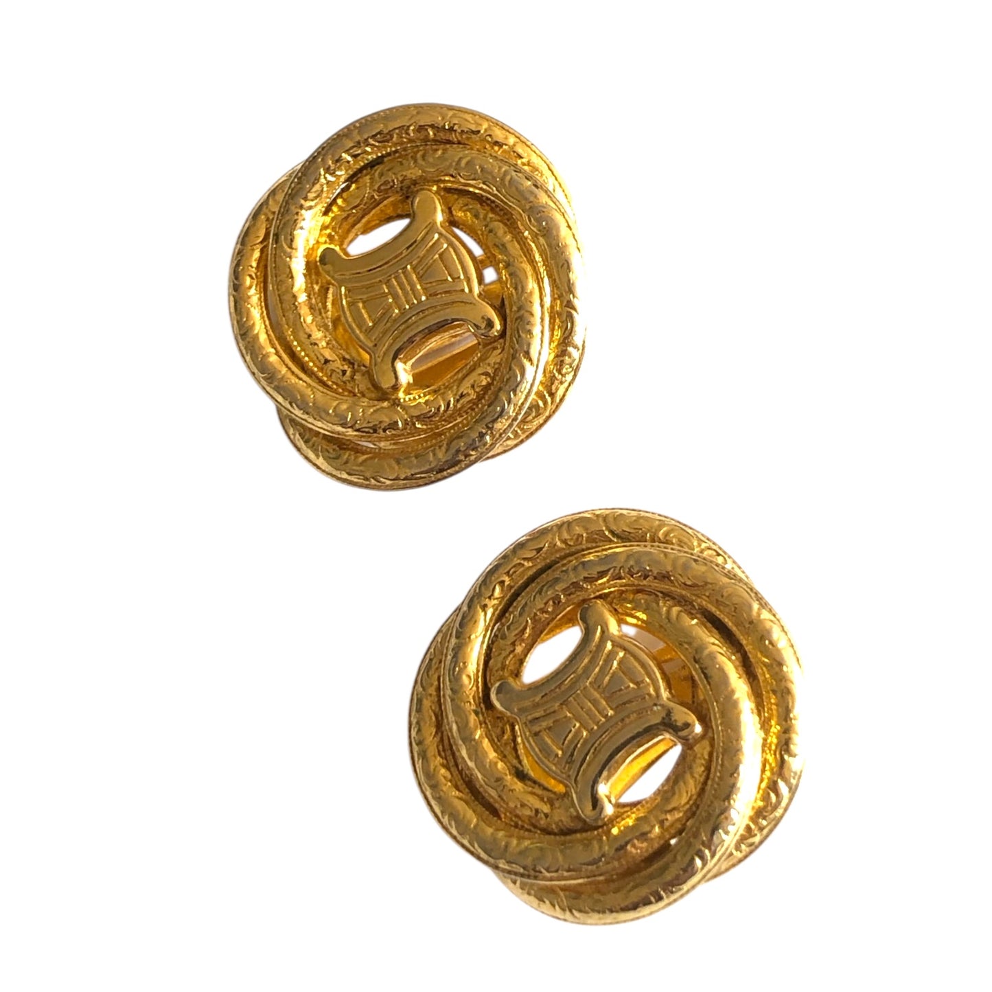 Clip earrings signed “Celine Paris”