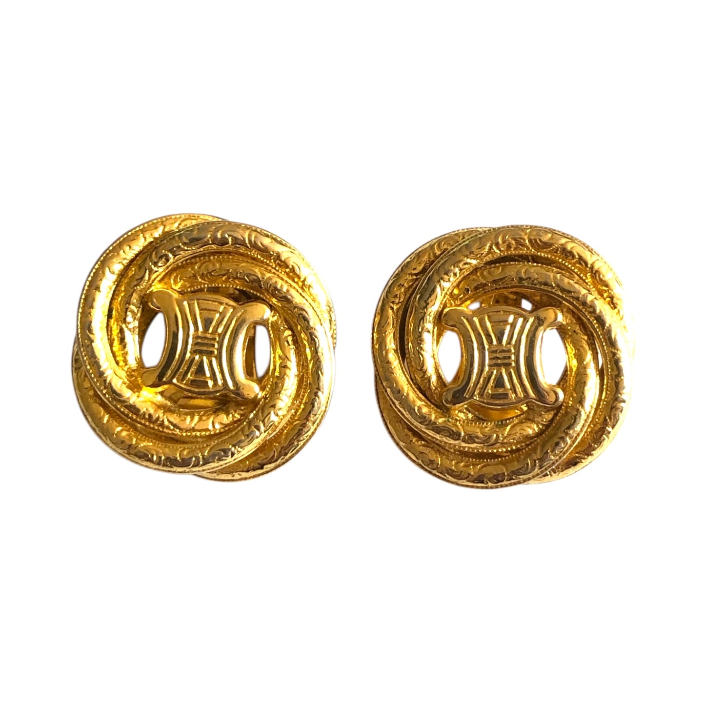 Clip earrings signed “Celine Paris”