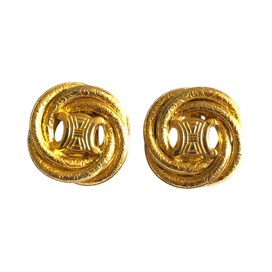 Clip earrings signed “Celine Paris”