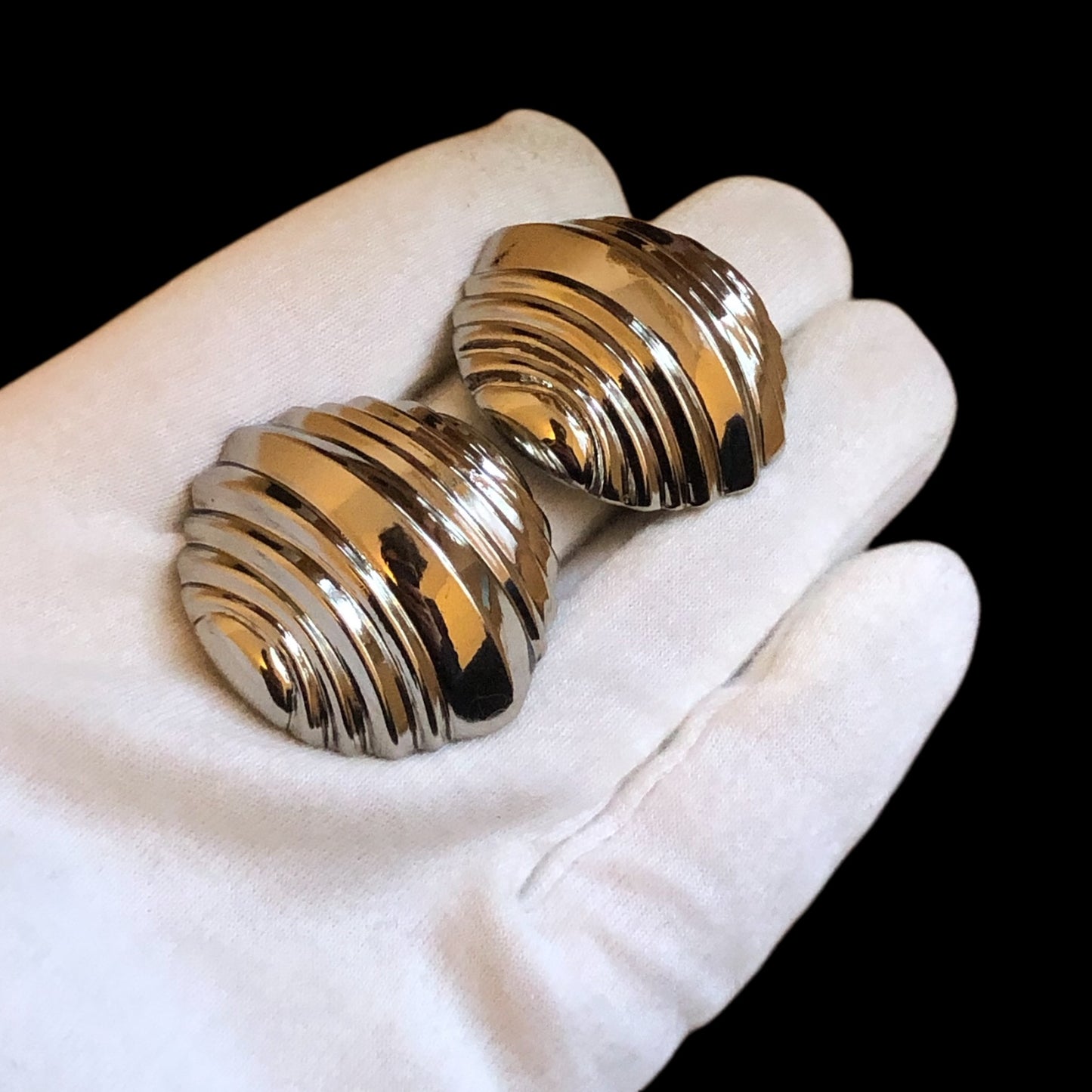 Clip earrings signed “Scherrer Paris”