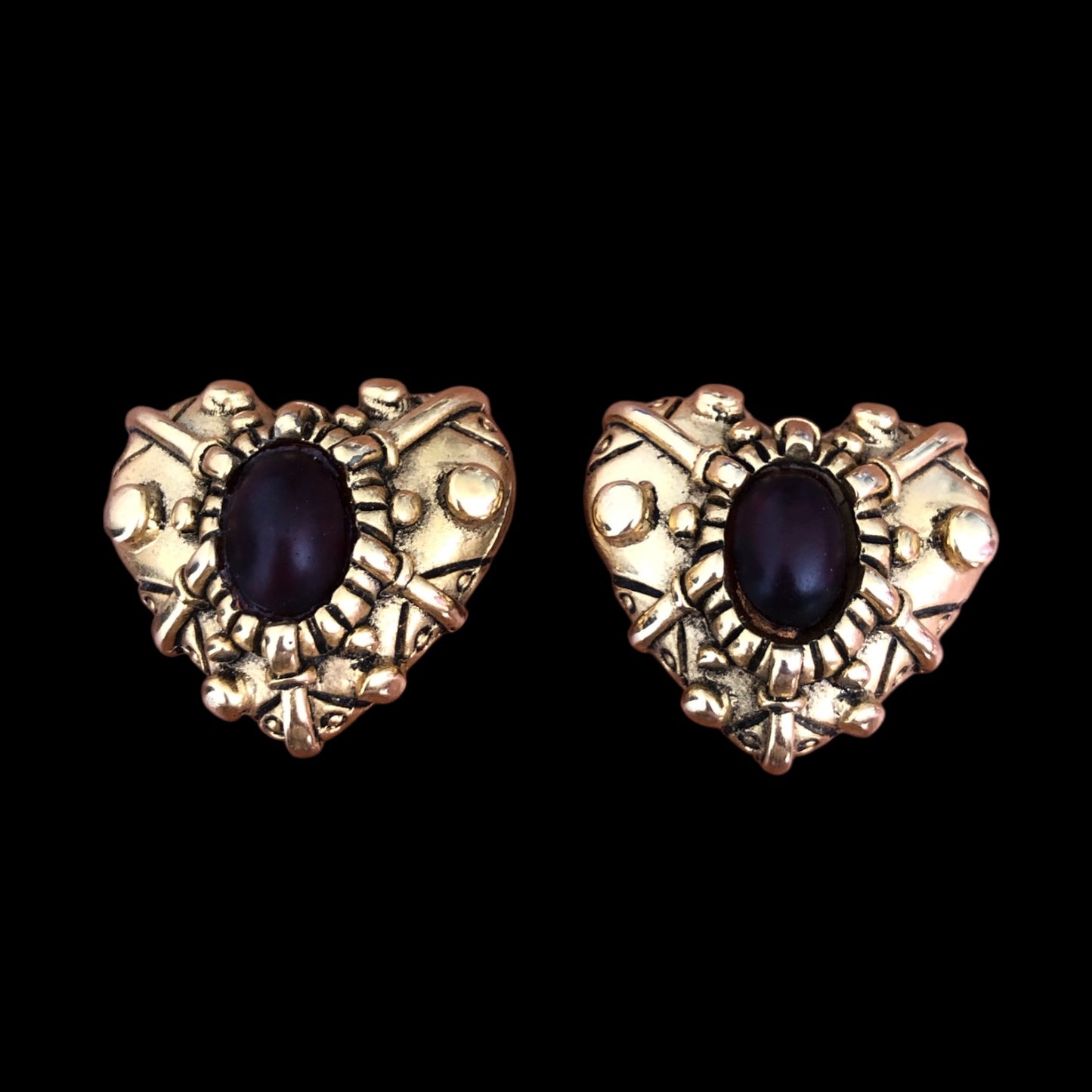 Clip earrings unsigned “Jacky de G”