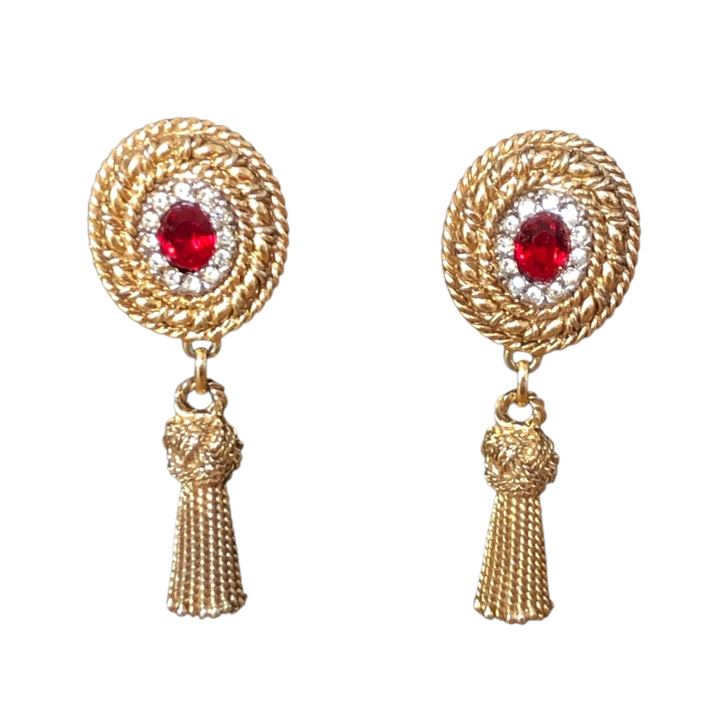 Clip earrings signed “David Grau”