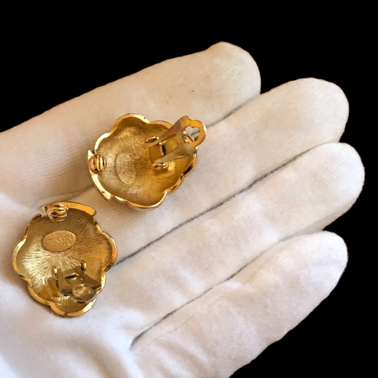 Clip earrings signed “Lanvin Paris”