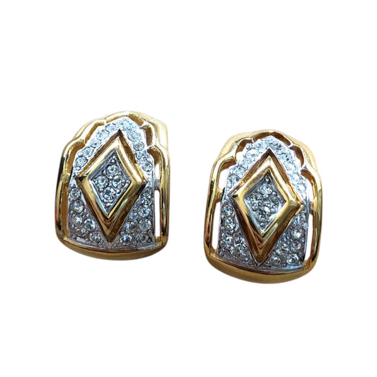 Clip earrings signed “Lanvin”