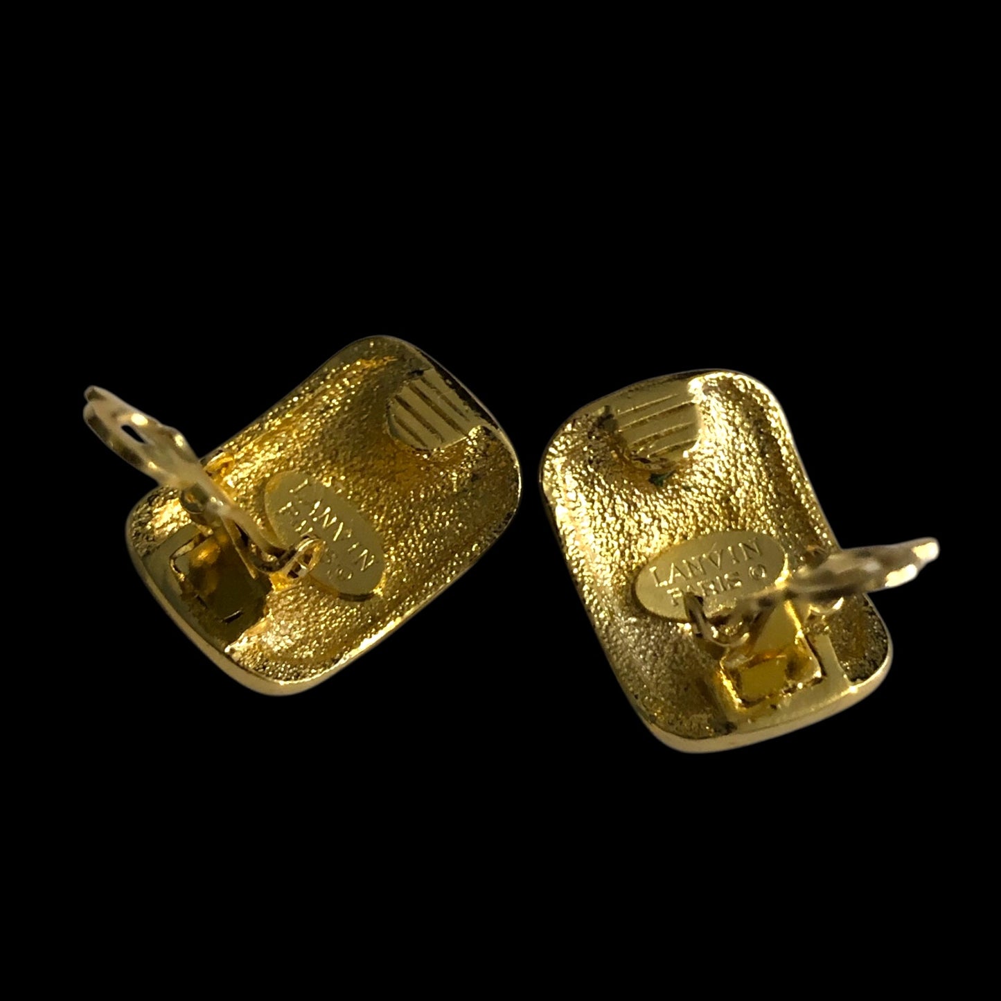 Clip earrings signed “Lanvin Paris”