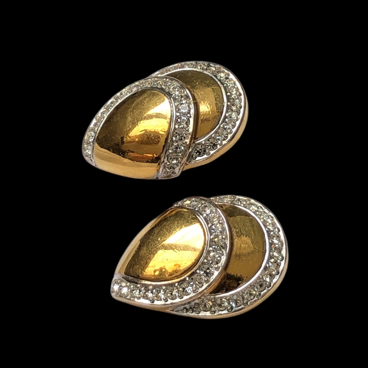 Clip earrings signed “Lanvin”